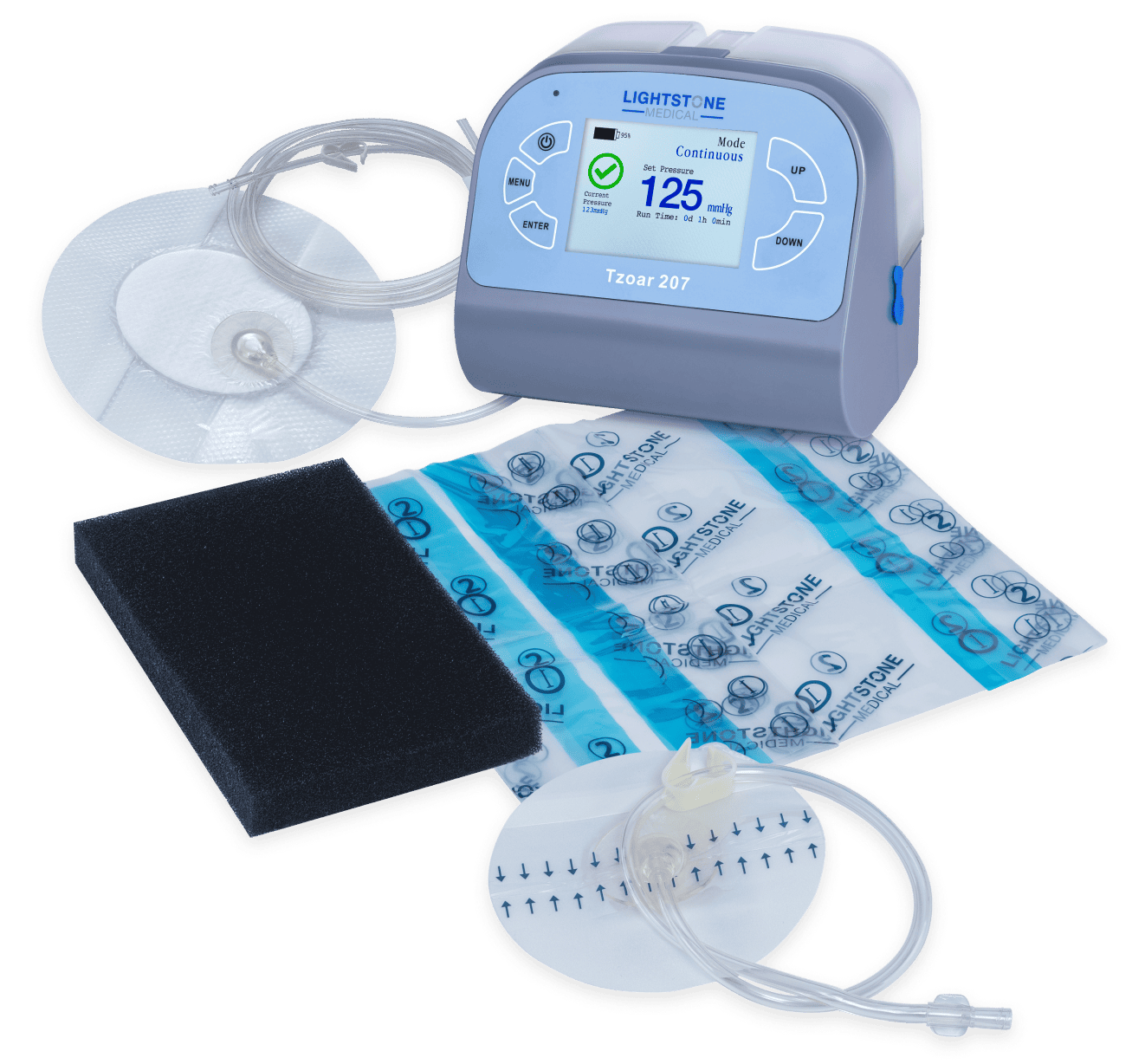 Tzoar 207 Negative Pressure Wound Therapy System (NPWT)