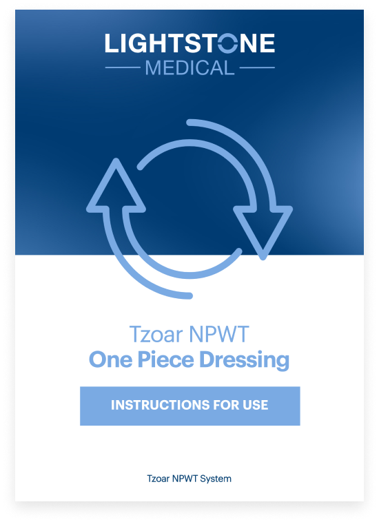 Tzoar NPWT One Piece Dressing Instruction Manual