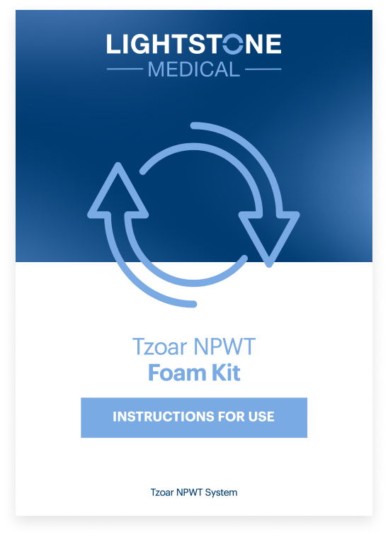 Tzoar NPWT Foam Kit Instruction Manual